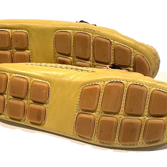 Bridget Shuster Tan Pink Leather Driving Moccasin 10 Brazil - Picture 5 of 6